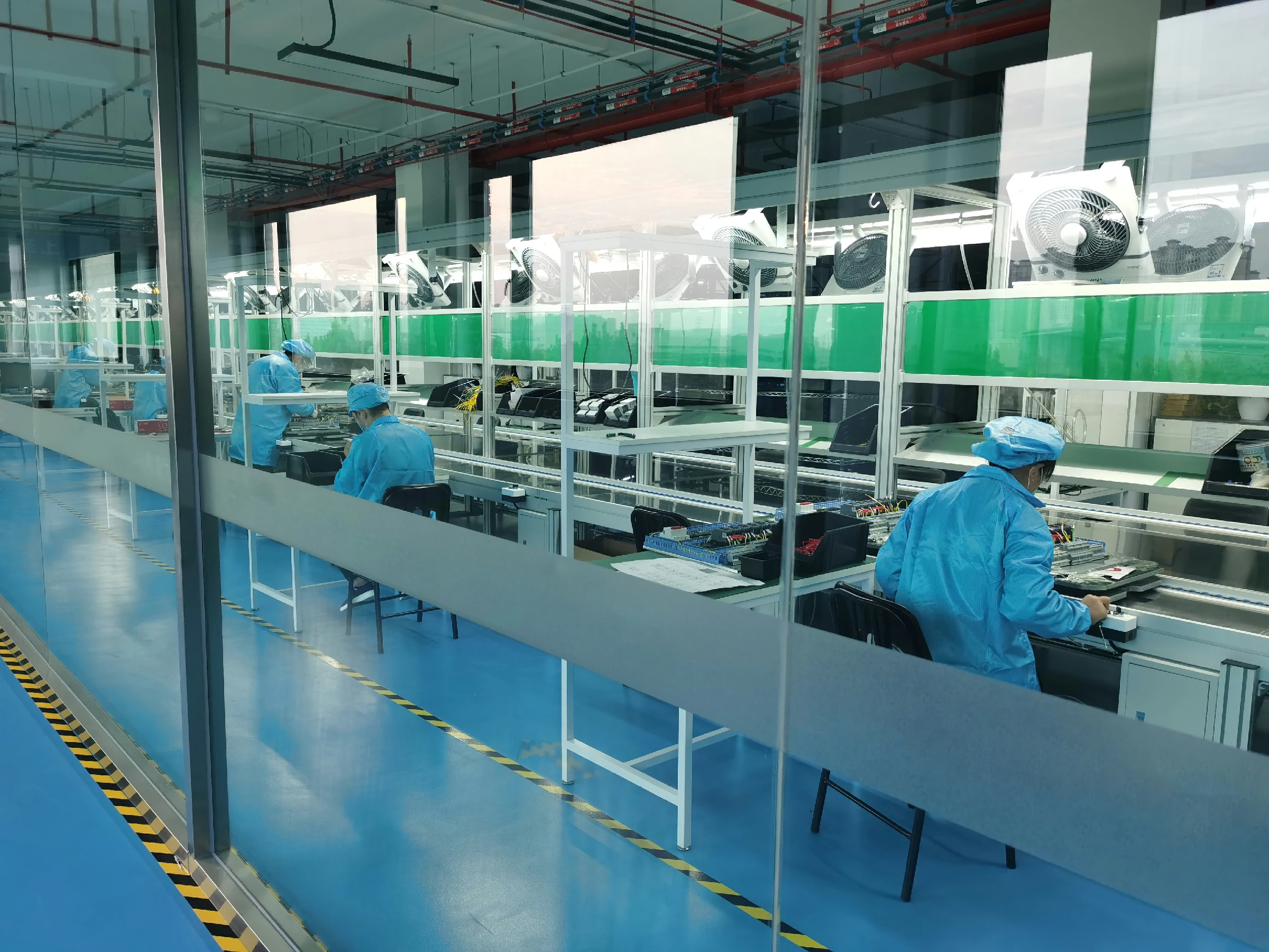 Klitv PCBA assembly dust-free workshop — EV charger electronics