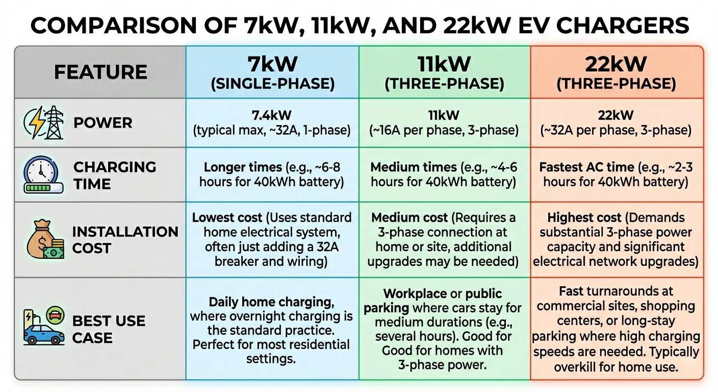 7kW EV Charger for Hotels & Offices: Use Case & Deployment Guide