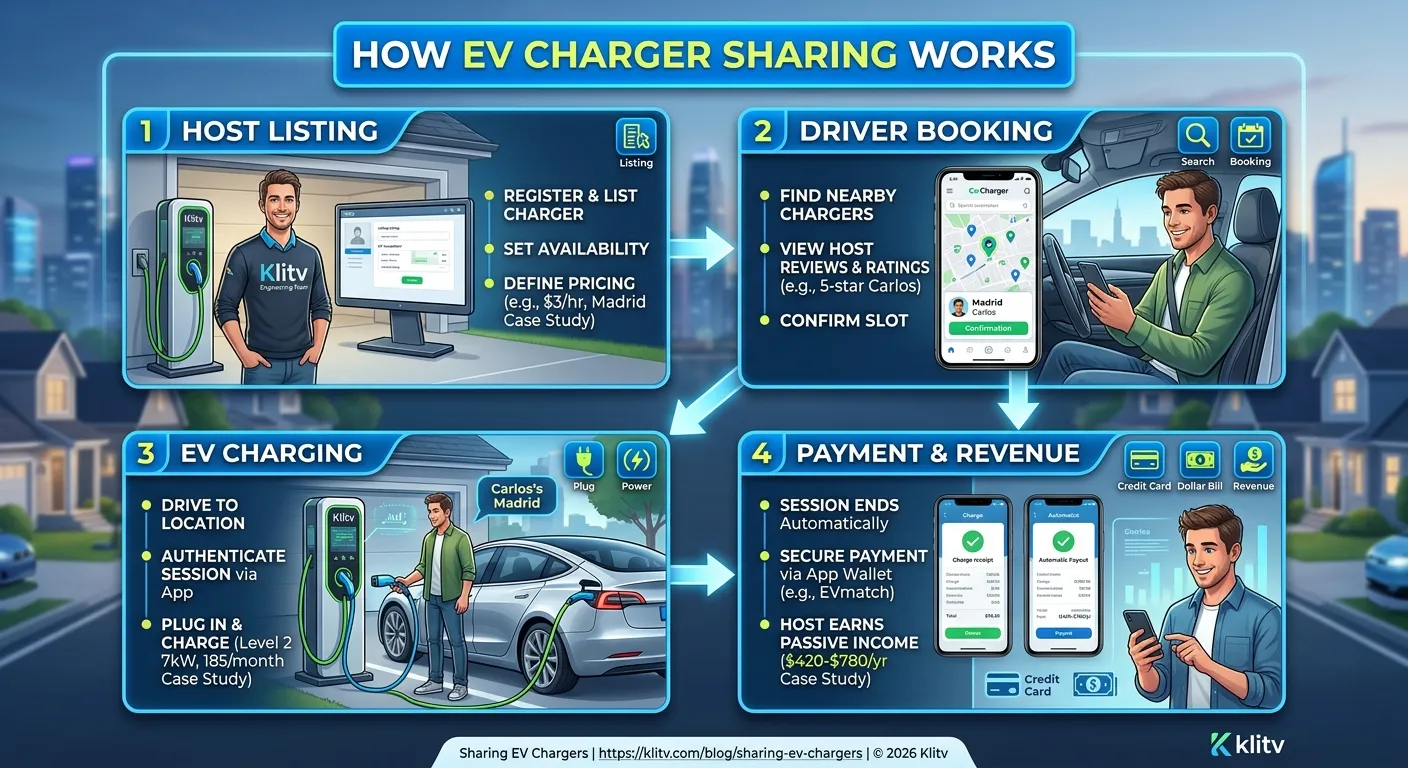 Sharing EV Chargers: Peer-to-Peer & Community Charging